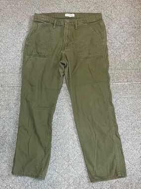 Lucky Brand Jeans 90s Loose High Rise Straight Denim Jeans Womens 10 Green